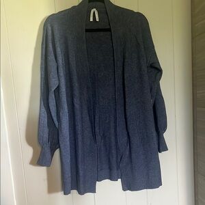 Women's Blue Cardigan Sweater